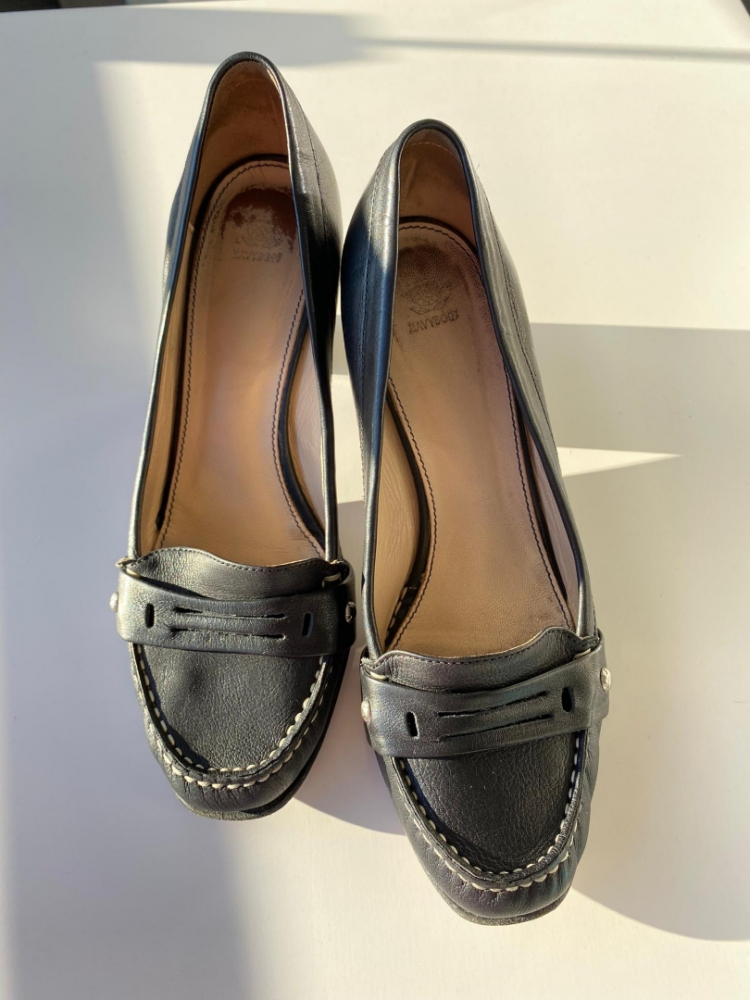 Navyboot Hochhackige Loafer