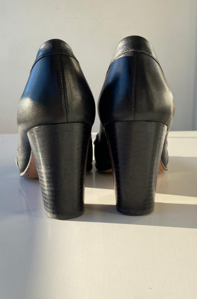 Navyboot Hochhackige Loafer