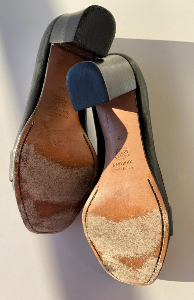 Navyboot Hochhackige Loafer