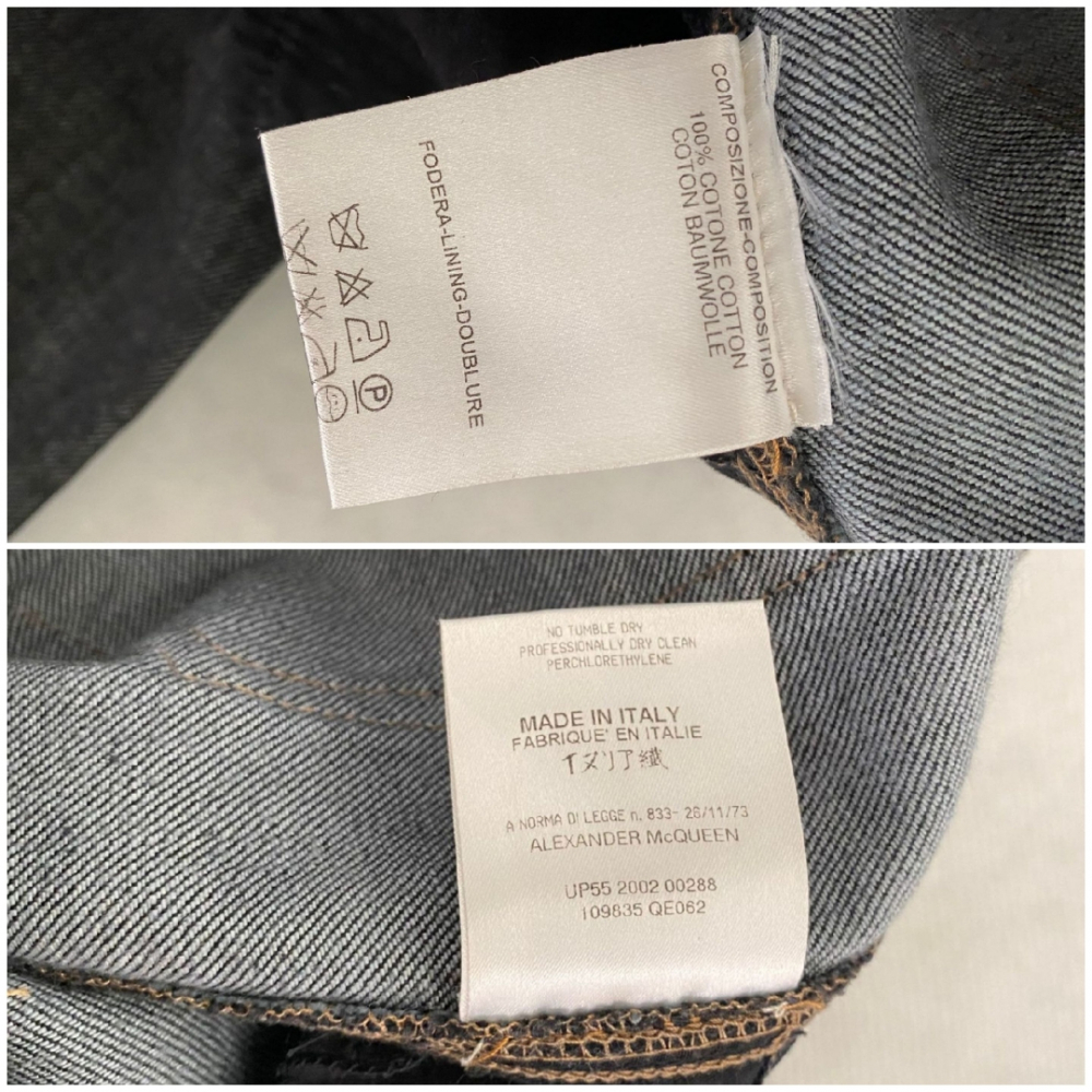 Alexander McQueen Jeans à jambes droites