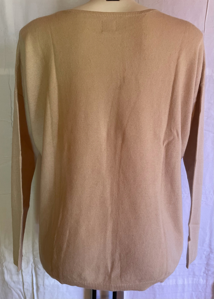 Des Petits Hauts Silver star angora &wool-blend sweater