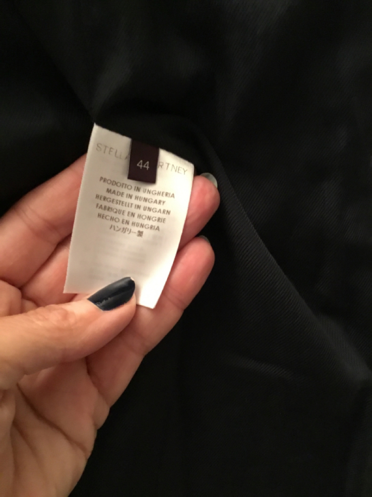 Stella McCartney Manteau classique chic marine