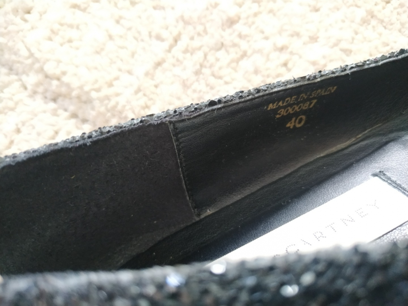 Stella McCartney Glitter shoes