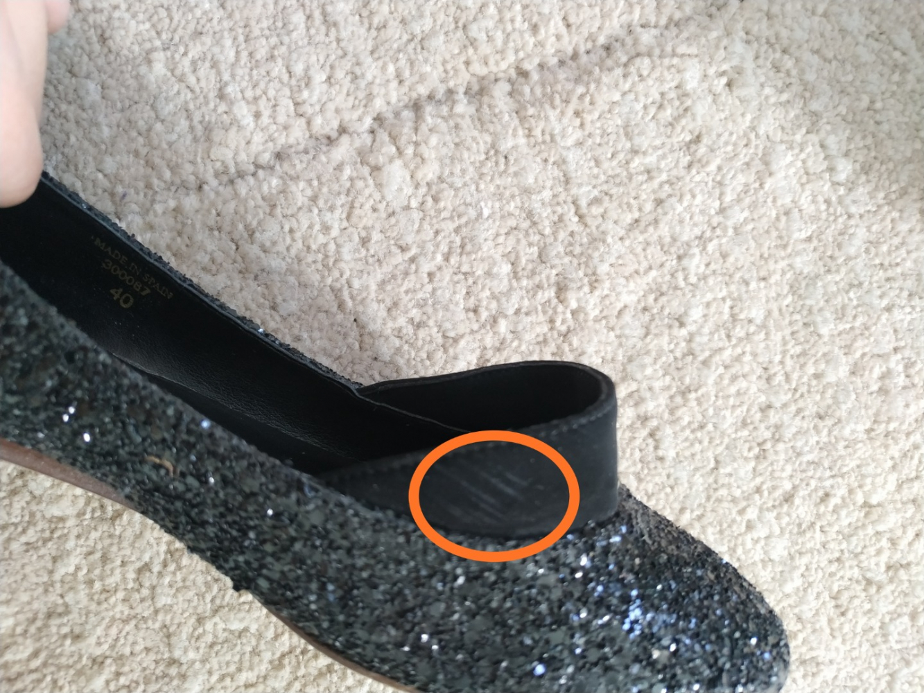 Stella McCartney Glitter shoes