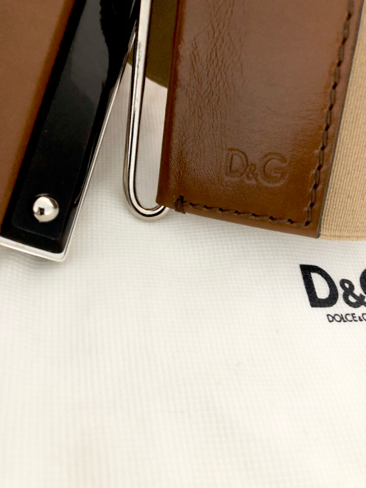 Dolce&Gabbana Breiter elastischer Gürtel