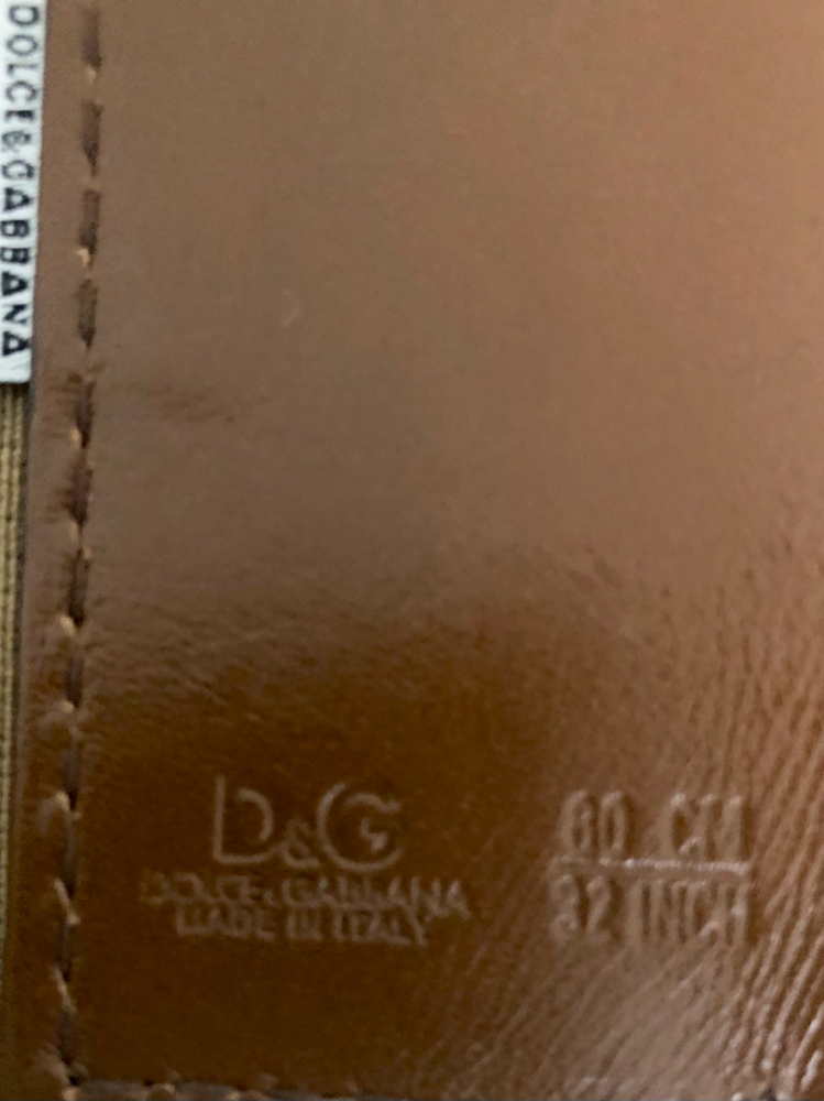 Dolce&Gabbana Breiter elastischer Gürtel