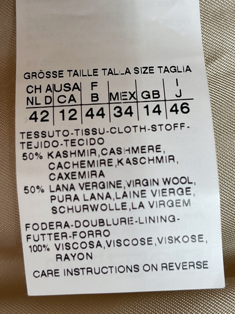 Max Mara Schöner MAX MARA STUDIO Mantel aus Kaschmir und Wolle