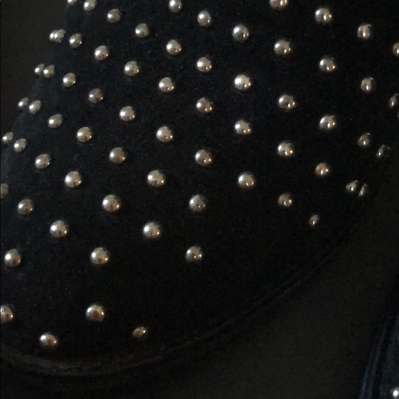 Zadig & Voltaire Molly Nieten-Stiefel aus Leder und Wildleder