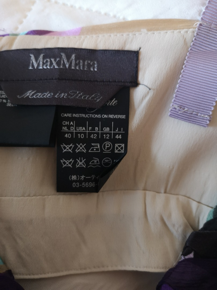 Max Mara Festliches Kleid aus Seide