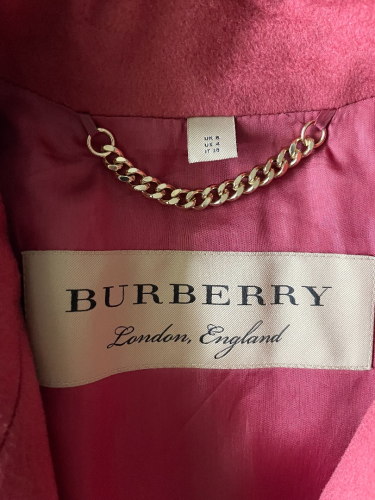 Burberry Mantel aus 100% Kaschmir
