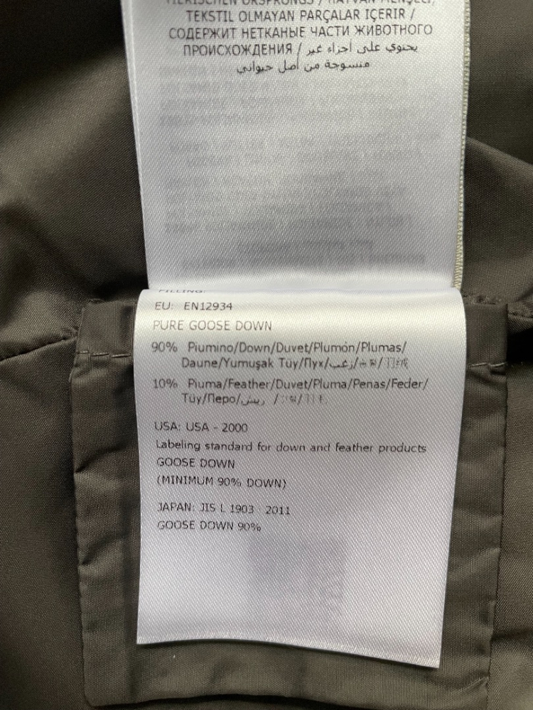 Moncler down jacket padded with duck feathers