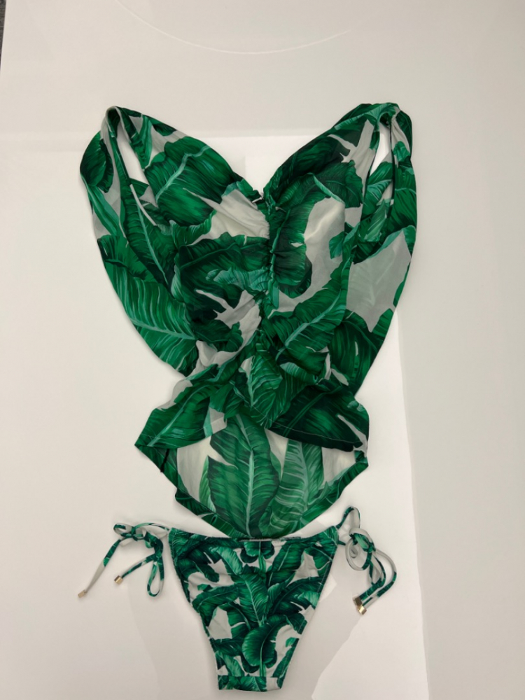 Dolce&Gabbana Seidentop mit Badehöschen