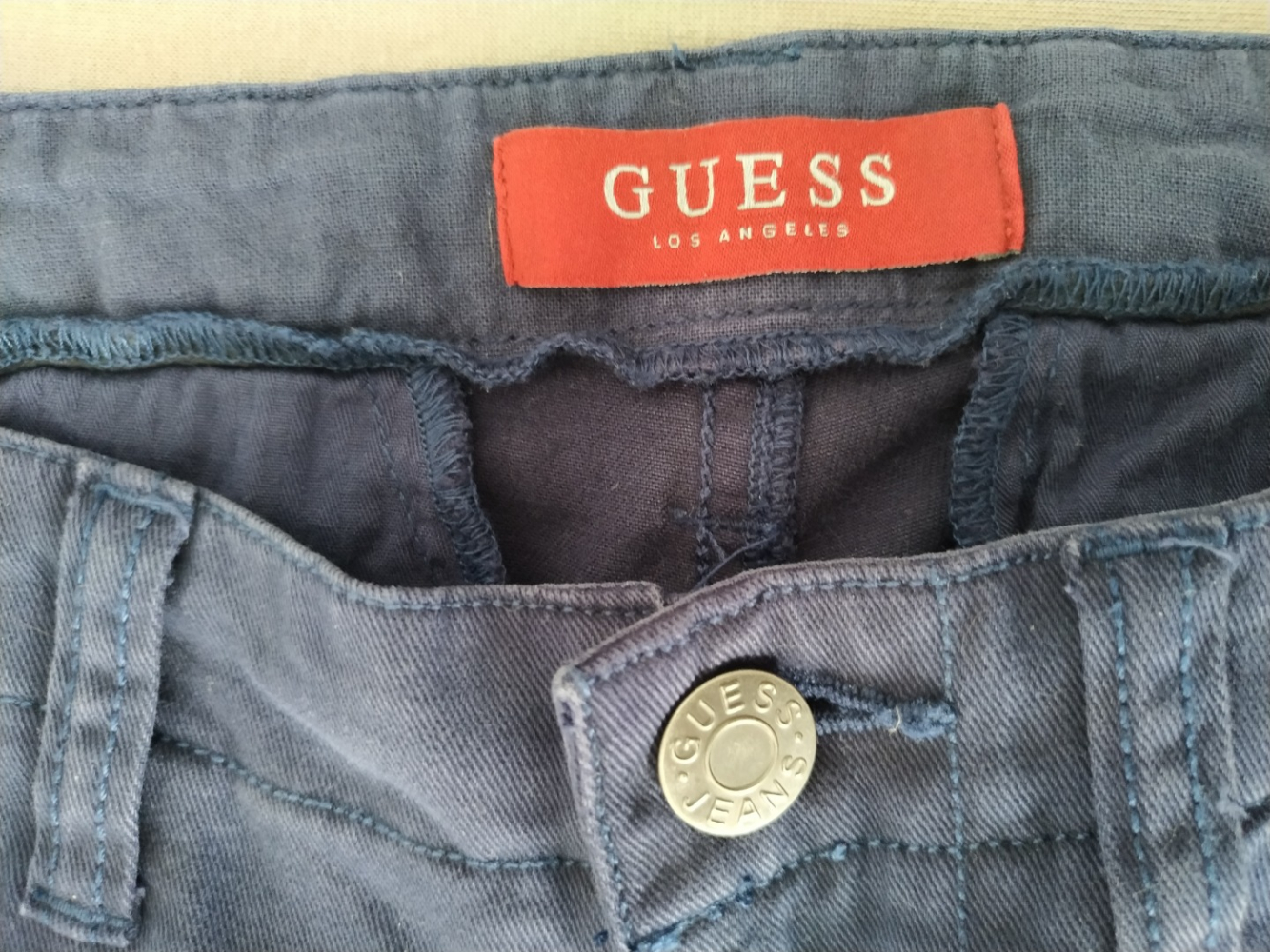 Guess Pantalon bleu