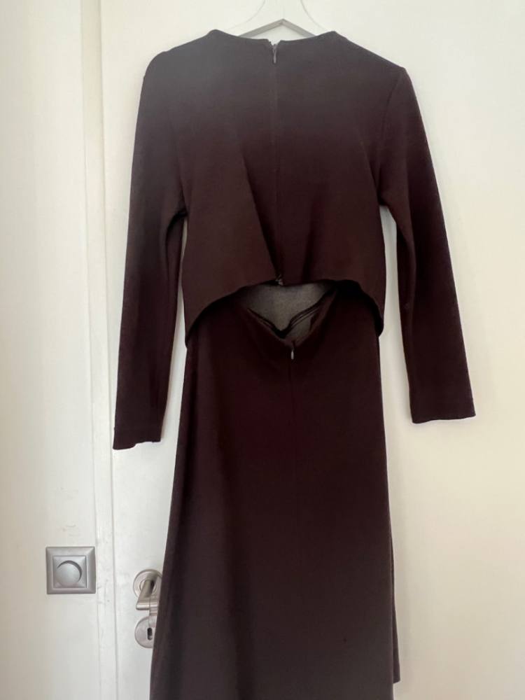 Armani Collezioni Originelles Wollkleid