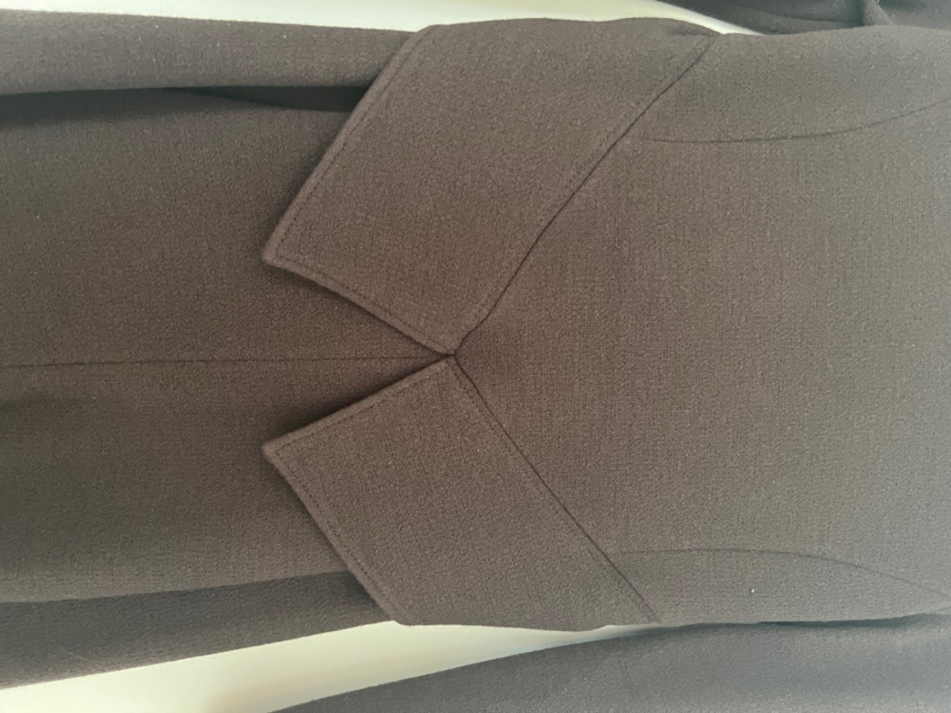 Armani Collezioni Originelles Wollkleid