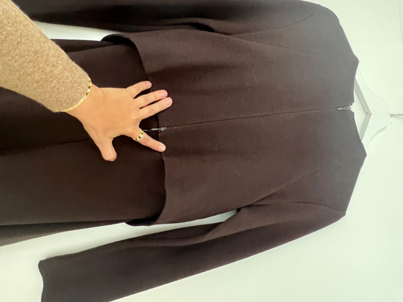 Armani Collezioni Originelles Wollkleid