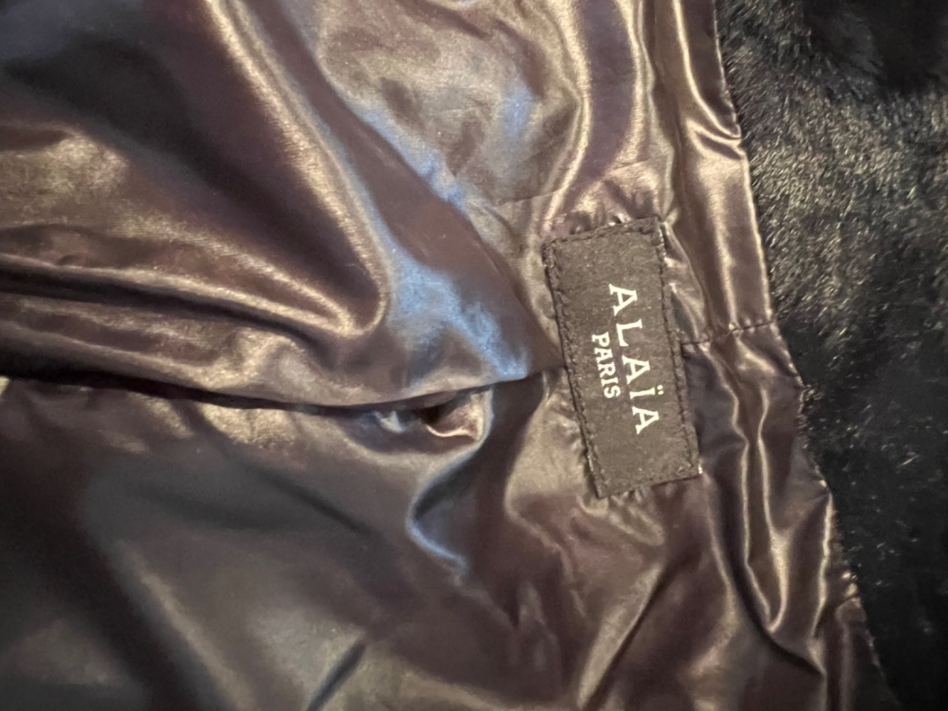 Alaïa Magnifique Gillet neuf en peau de poney