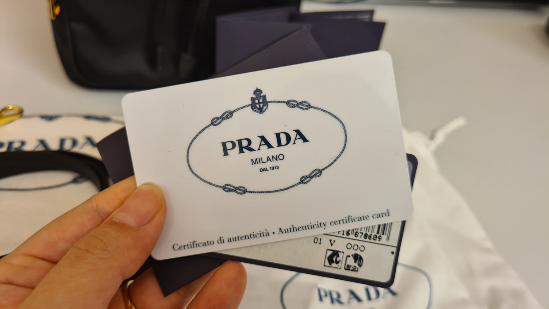 Prada Duet Bucket Bag (Noir)