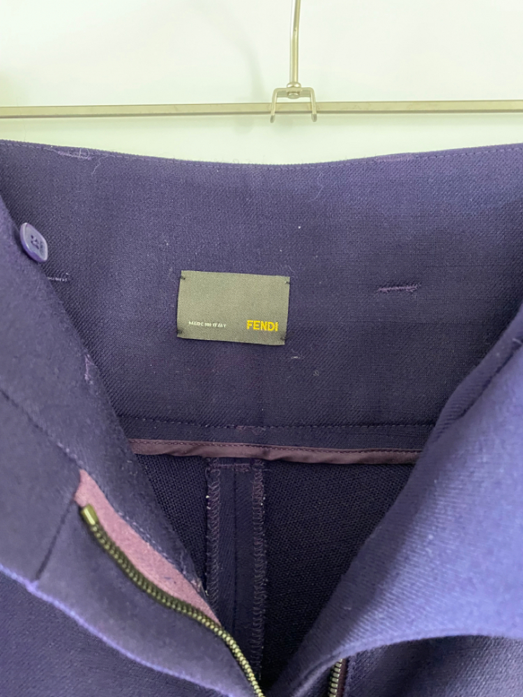 Fendi High rise trousers