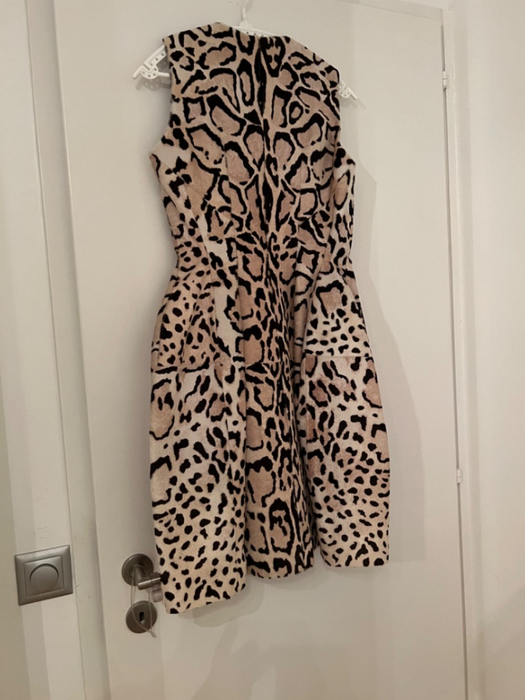 Alaïa Sublime robe en cuir de veau