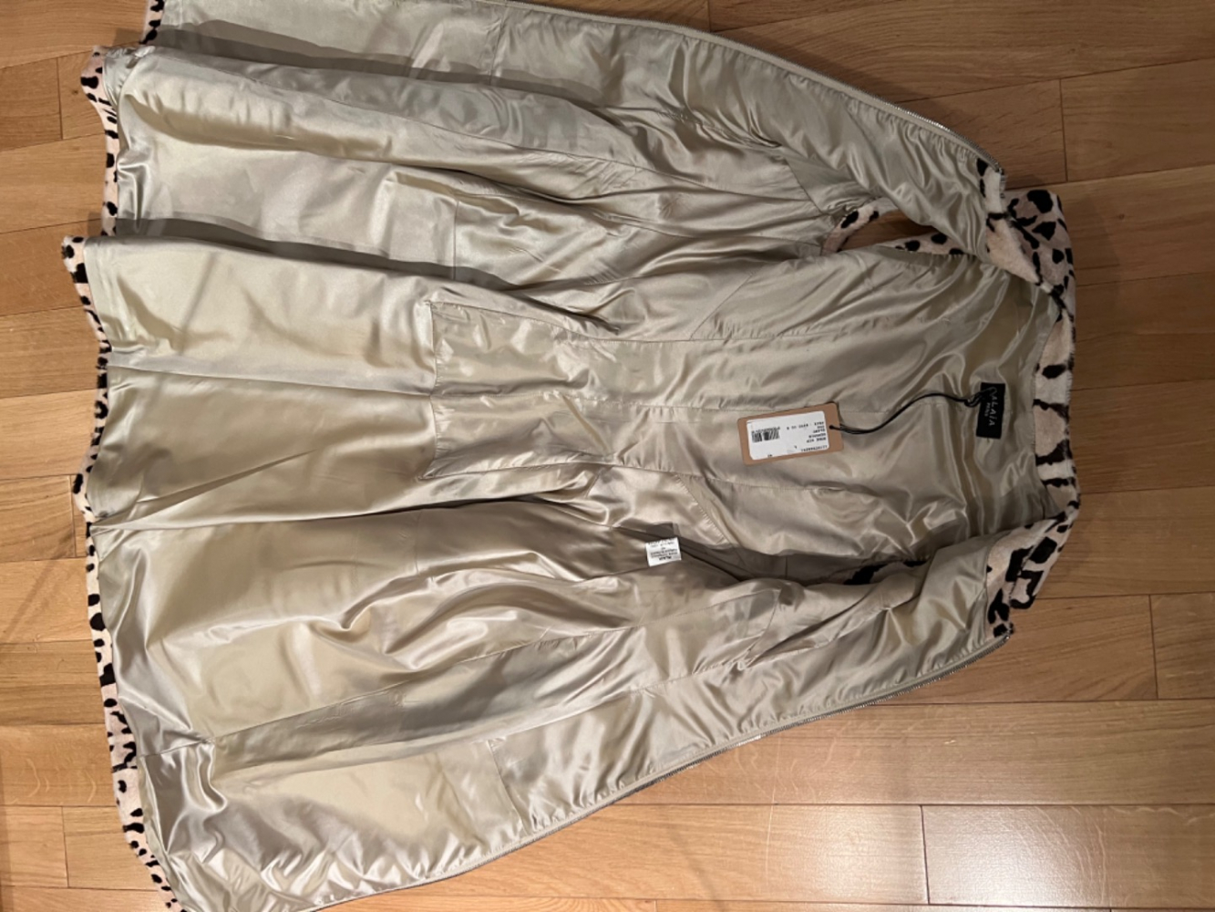 Alaïa Sublime robe en cuir de veau