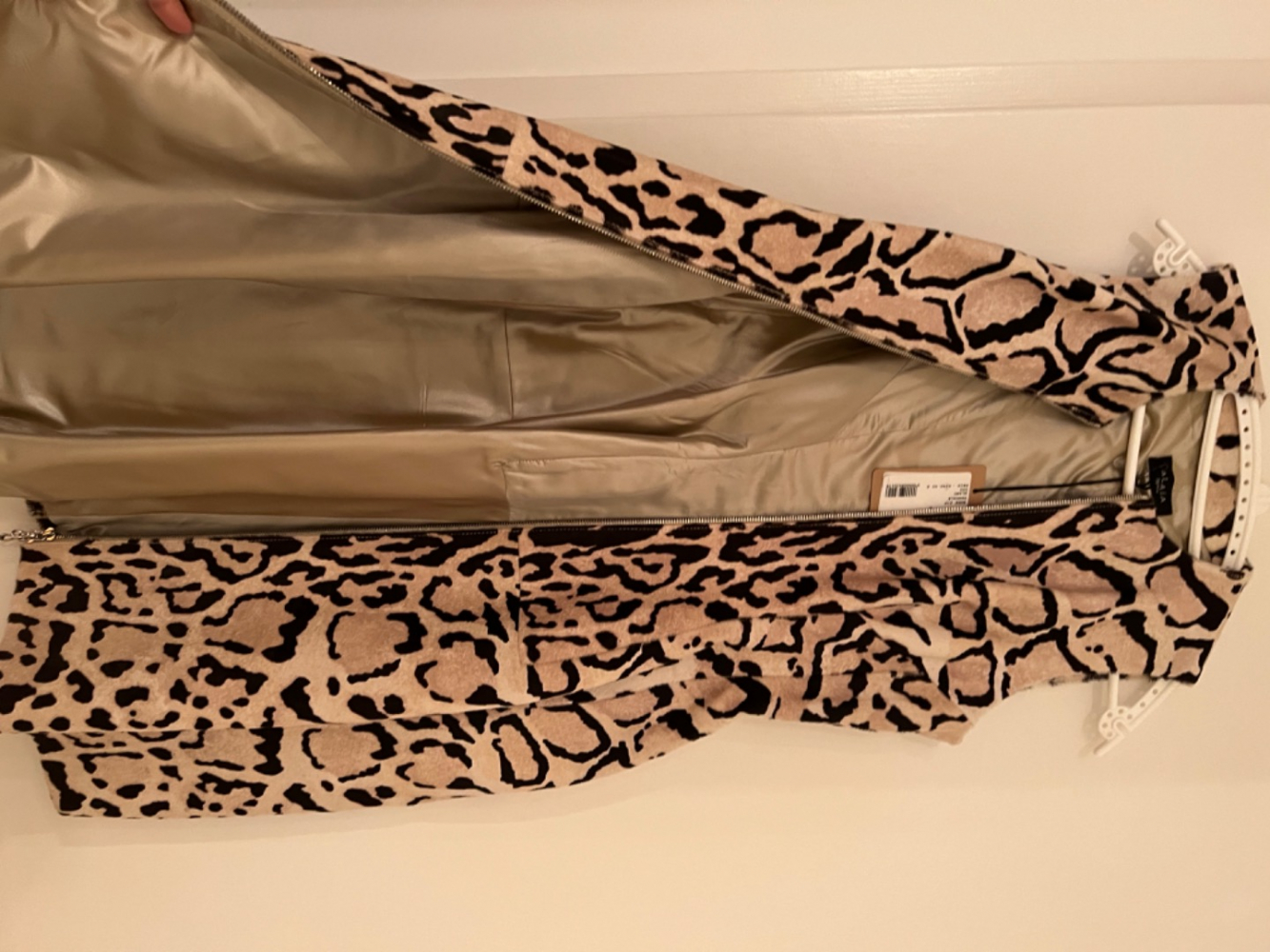 Alaïa Sublime robe en cuir de veau