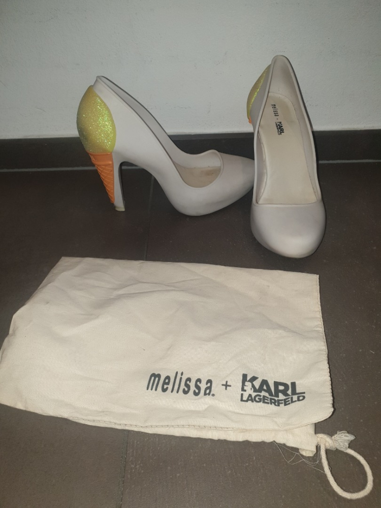 Melissa + karl lagerfeld