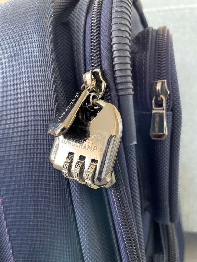 Longchamp Valise bleu marine