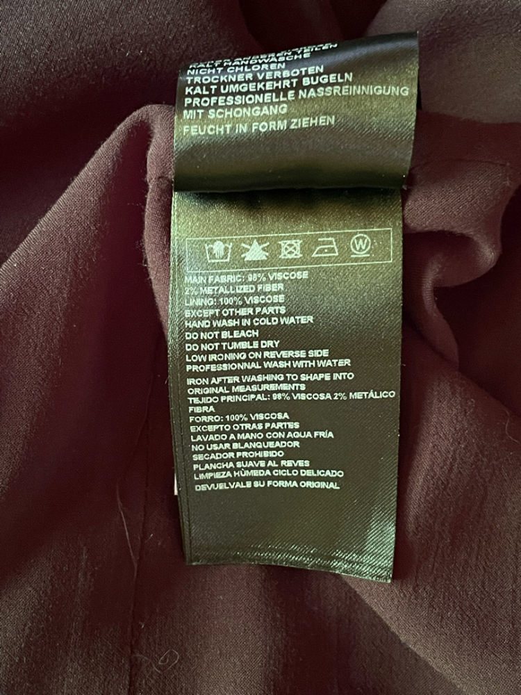 ba&sh Paprika Lurex Metallic Striped Dress