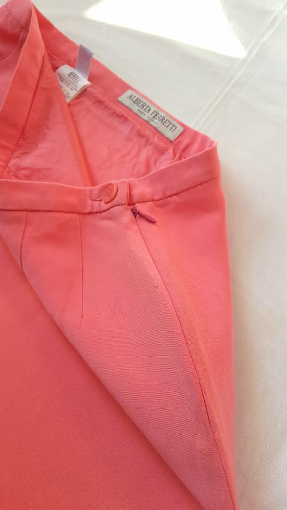 Alberta Ferretti Pink summer skirt