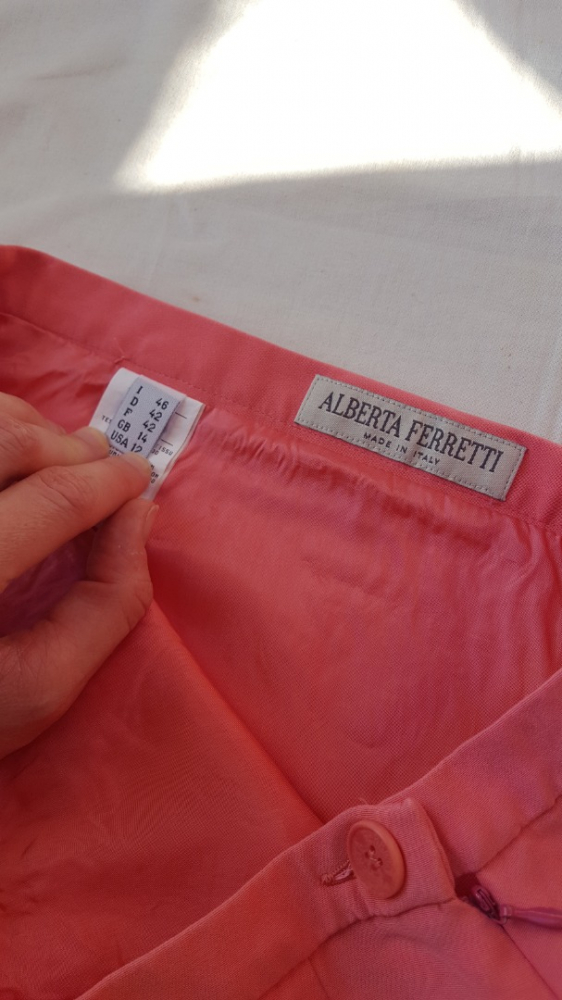 Alberta Ferretti Pink summer skirt