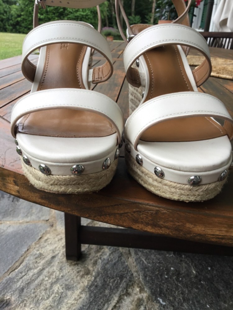 Coach Darcy semi matte calf chalk 10M/41