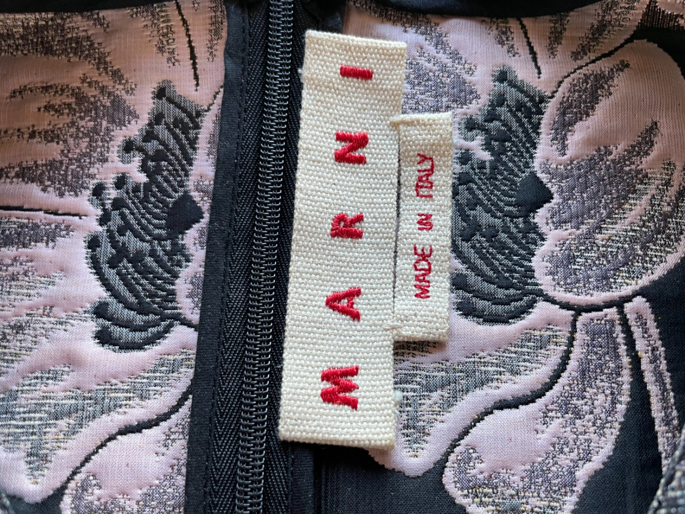 Marni Beautiful:  Marni pink floral jacquard sleeveless top.