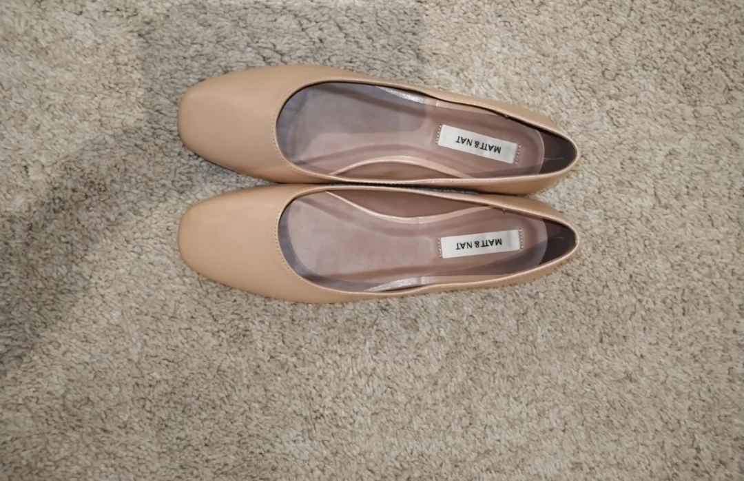 Matt & Nat Chaussures plates en cuir végétalien