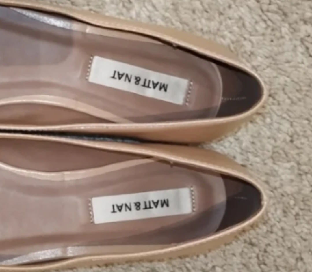 Matt & Nat Chaussures plates en cuir végétalien