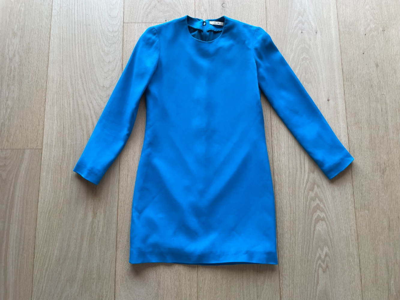 Celine Stunning Celine mini dress!  In a vibrant turquoise.