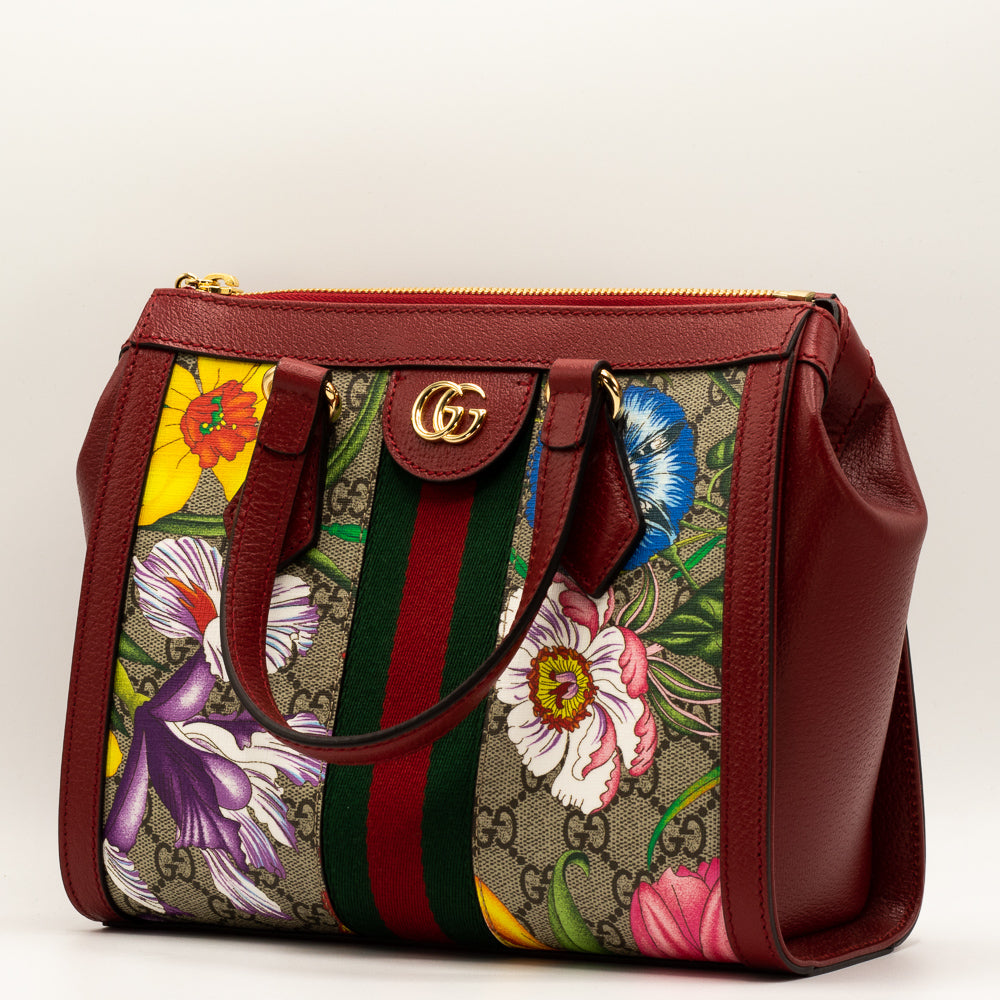 Gucci Ophidia GG Flora Tote Bag