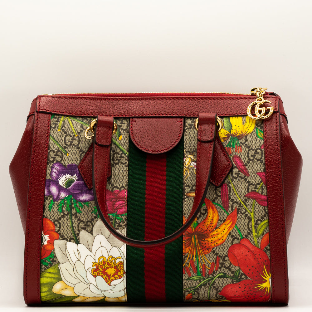 Gucci Ophidia GG Flora Tote Bag