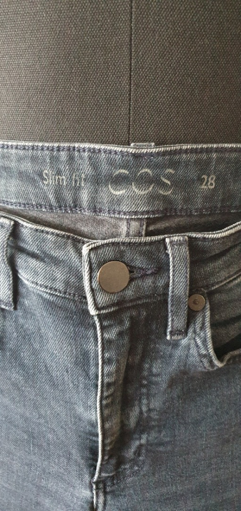 Cos slim fit taille haute