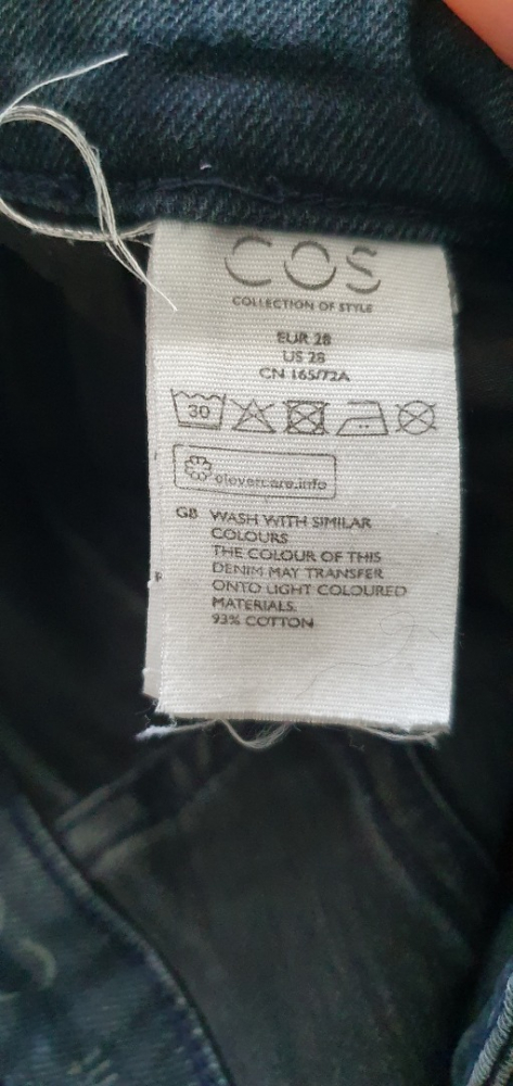 Cos slim fit taille haute