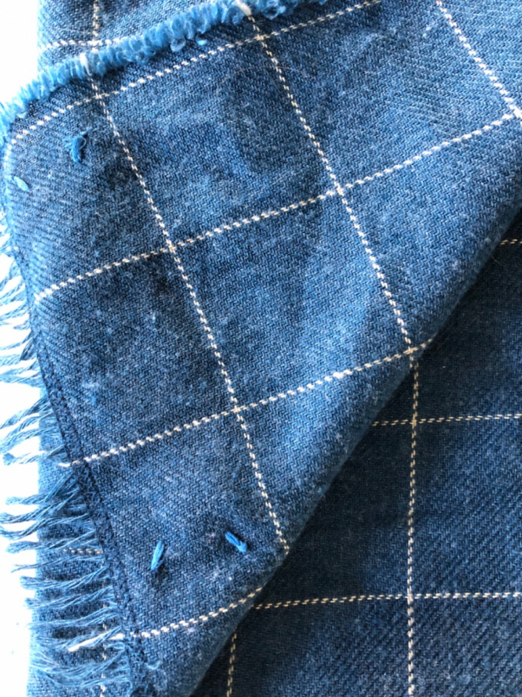 Longchamp Plaid 100% Schurwolle