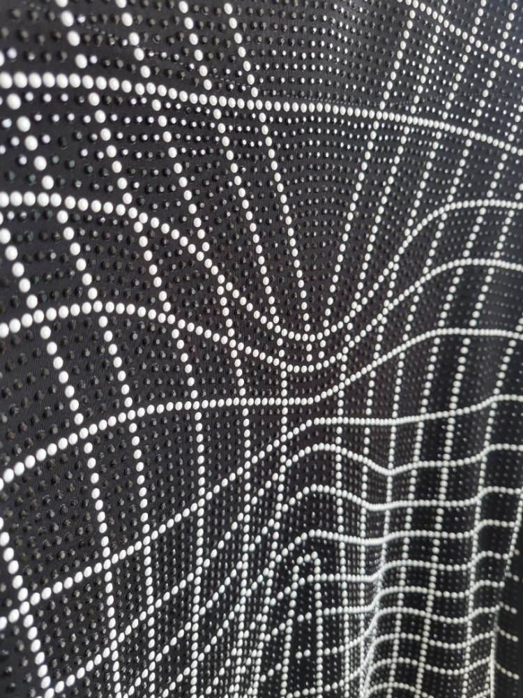 Balmain Crystal embellished ponte mini dress