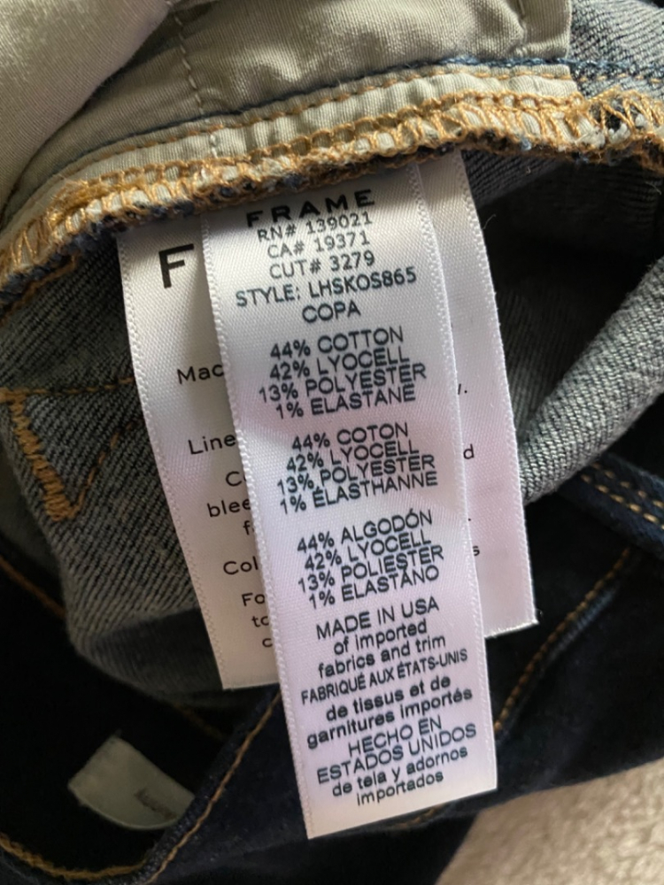 FRAME Le High Skinny