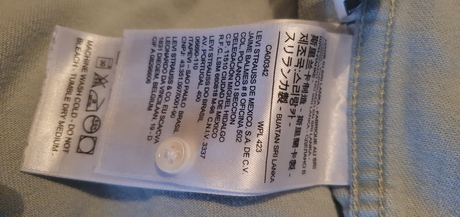 Levi's Chemise en jeans