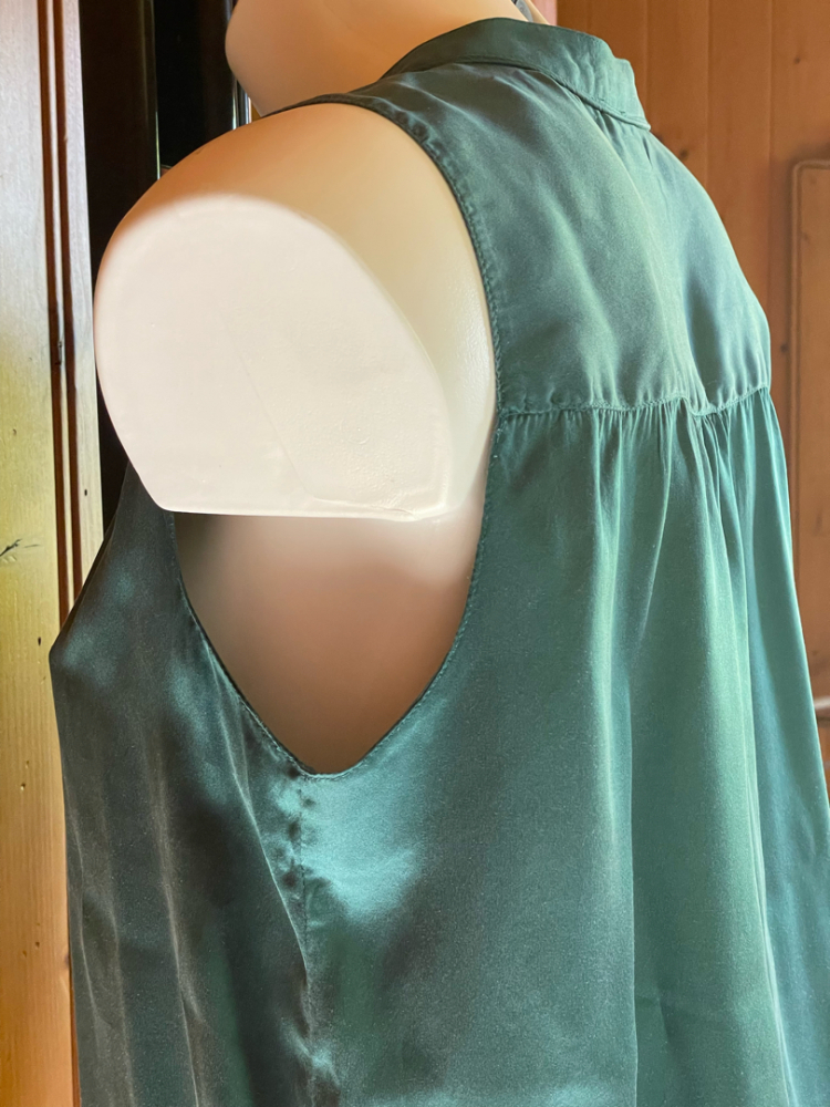 Cyrillus Chemisier en soie sans manches