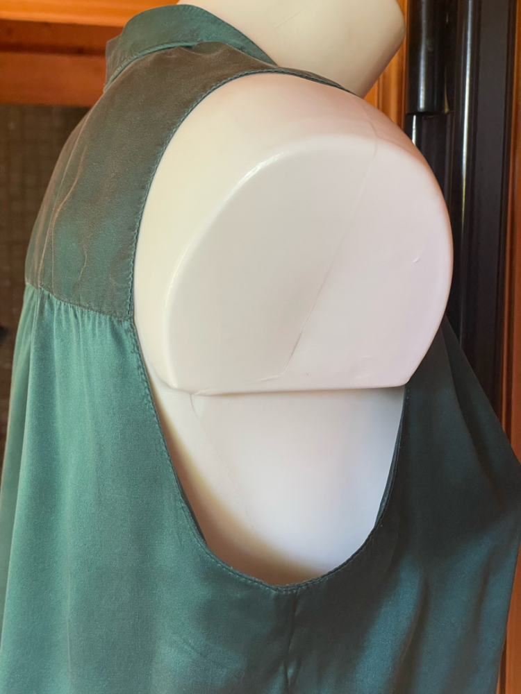 Cyrillus Chemisier en soie sans manches