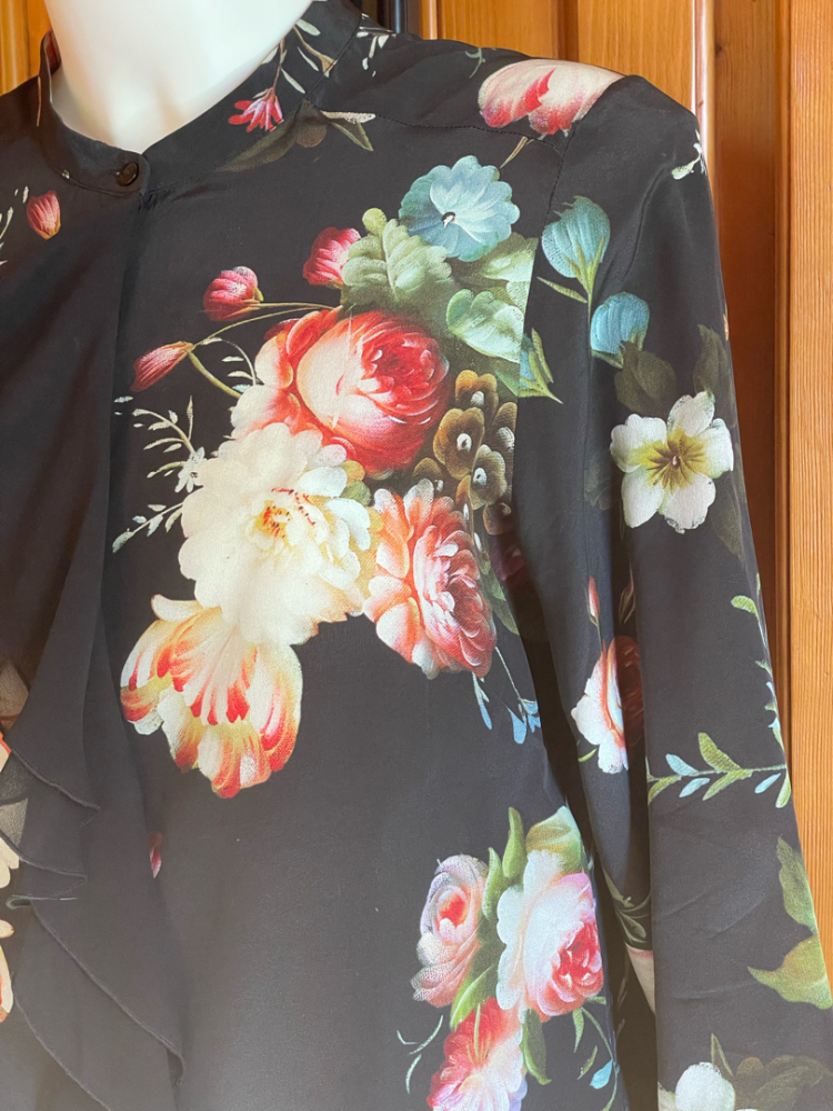 JJB Benson Blume Seidenbluse