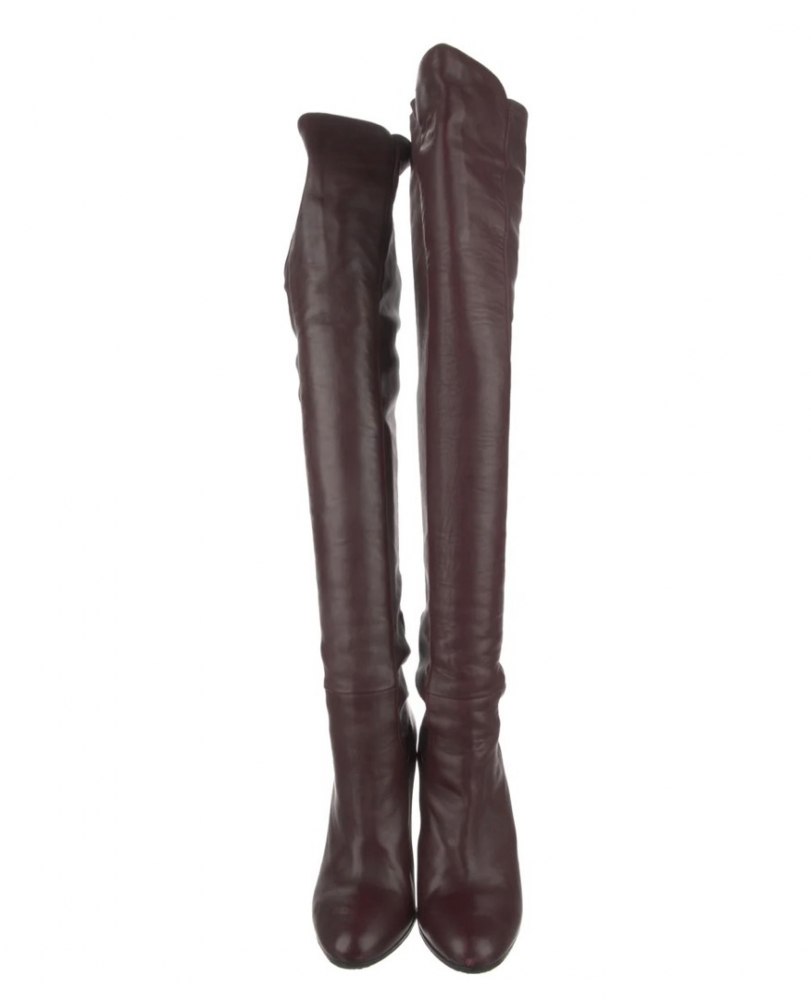 Aquazzura Mattie Lederstiefel