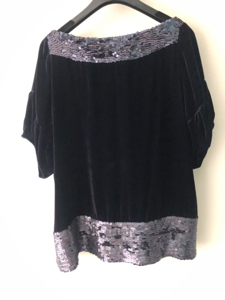 Luisa Spagnoli Velvet top