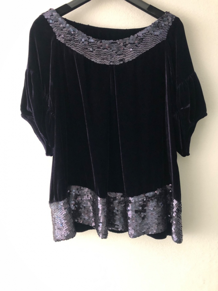 Luisa Spagnoli Velvet top